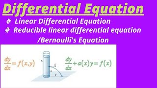 || Linear differential equation || Bernoulli's Equation ||Class-12 || CHSE || Lect. -42 ||