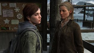 The Last of Us Part II snowball fight