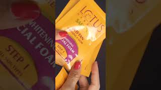 EASY FACIAL AT HOME ||LOTUS ANTI-TAN FACIAL REVIEW|| #ytshorts #yt #shorts #viralvideo #lotus #DIY