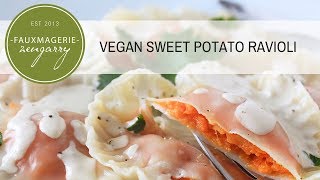 Easy Vegan Recipe : Sweet Potato Ravioli