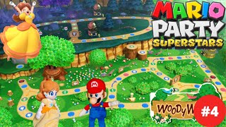 Mario plays Mario Party SuperStars episode #4 Woody Woods