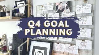 Q4 Goal Planning and Review // How to Design Achievable Goals