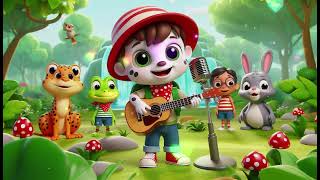 Five Little Speckled Frogs 05 | @FrozenKidsNurseryRhymes | Cartoon Song