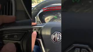 How to Activate MG Hector Cruise Control MG hector Petrol Automatic Average #mg #hector #mghector