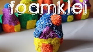 Foamklei huisjes maken