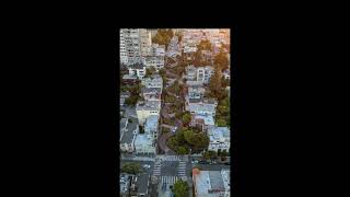 Lombard street #travel #drone #sanfrancisco