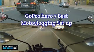 Gopro Hero 7 Black Best Video Settings for Motovlogging 4K Video