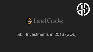 585. Investments in 2016 (LeetCode, SQL)