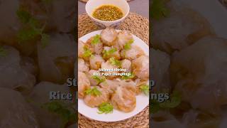 #steamed #shrimp 🦐 #ricepaper #dumplings 🥟 #easydeliciousrecipes #foodshorts