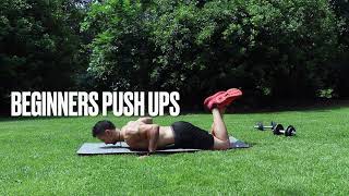 BEGINNERS PUSHUPS EXERCISE