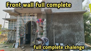 Front wall full complete video || front wall tile install full complete || front wall tiles install