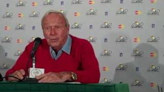 Arnold Palmer talks Tiger Woods