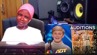 African Lady Reacts as Reid Wilson Receives The GOLDEN BUZZER For "You Don't Own Me" | AGT 2024 |