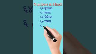 #61 to 70/numbers in Hindi/#trending