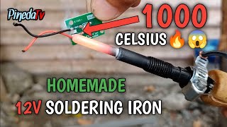 DIY 12V SOLDERING IRON (part 2) | Paano gumawa ng Homemade Soldering Iron using Glow Plug | PinedaTv