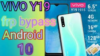 Vivo Y19 V1915 frp bypass