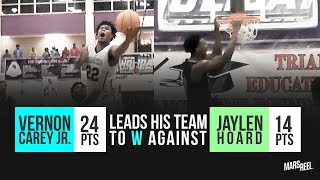 Vernon Carey Jr. TURNS UP And SEALS THE DEAL vs Wesleyan! John Wall Invitational! | Mars Reel