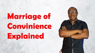 What exactly is Marriage of Convenience and What you can do about it - Piidii