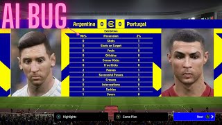 eFootball 2022 the AFK bug gameplay