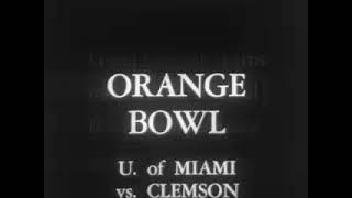 1951 Orange Bowl: Miami vs. Clemson