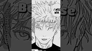 Jujutsu Kaisen Unsealed Gojo edit -You would Lose?..I Will Win #jujutsukaisenedit #manga #gojo