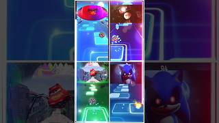 Angry Birds vs Cho Cho Charles vs Lightning McQueen Eater vs Sonic Exe X Coffin Dance Tiles Hop❗️❗️