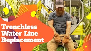 Trenchless water line replacement 2021