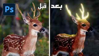 طريقة عمل التوهج للصوره بستخدام الفوتوشب photoshop