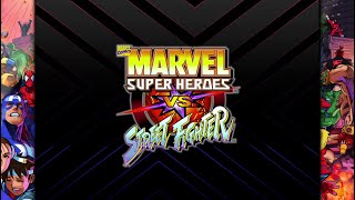 Marvel Super Heroes vs. Street Fighter - Full Playthrough as Norimaro/Akuma