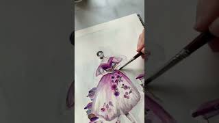 Watercolor painting a custom commission