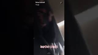 سناب فهد العرادي #فهد العرادي يطقطق على خويه وهو نايم