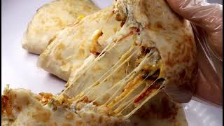 Chicken Cheese Crepe By Recipes of the World #shorts