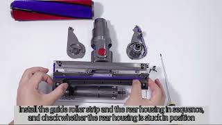 Disassembly demonstration of Dyson vacuum cleaner V7 / V8 Soft roller