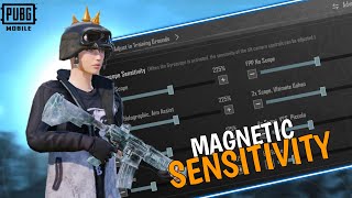 New Best Magnetic sensitivity + Control Code For PUBG Mobile 2023 | New 3.0 update 🔥