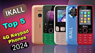 Top 5 ikall Keypad 4G phones || Android Under ₹1000 || Best Keypad phones🔥