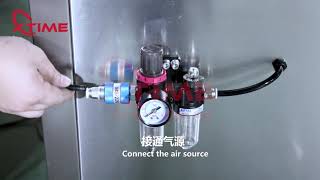 Automatic can sealing machine height adjustment