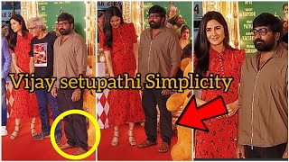 Vijay Sethupathi Slaying With Simplicity Wears Chappals At Merry Christmas Press Conference Mumbai