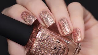 Swatch: Juliette, Rose Gold Nail Polish | ILNP