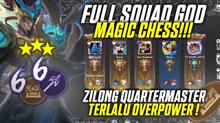 Ketika Full Squad GOD Main Magic Chess🤣 Zilong Kotak Keren