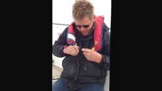 Life jacket test. Bank holiday 5th May 2014