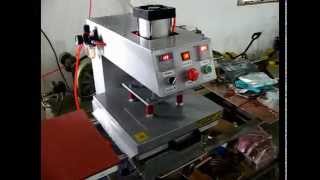 Pneumatic double location heat press