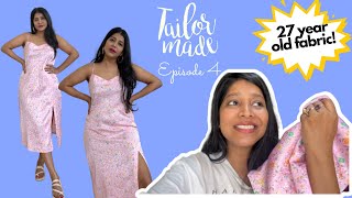 SLIP Dress from mere BACHPAN ke FROCK ka fabric! #Tailormade EP4