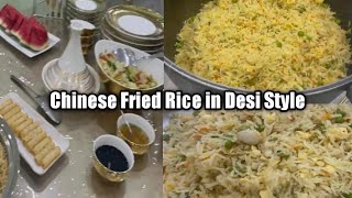 2nd Ramadan Iftar || Chicken Fried Rice Recipe | Chinese Fried Rice in Desi Style |Easy&Quick ||2023