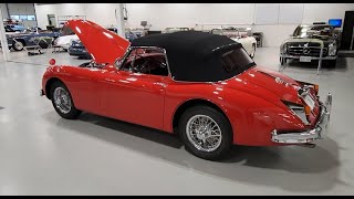 JAGUAR XK 150 COLD START VIDEO