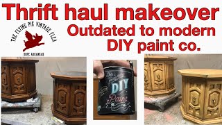 Thrift haul makeover~outdated to modern~DIY paint co.