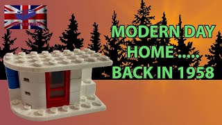 LEGO set 213-2 vintage (1958) Small House Right Set build and review