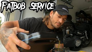 I Make Everything Look Hard - HOW TO SERVICE YOUR HARLEY DAVIDSON - DYNA FATBOB