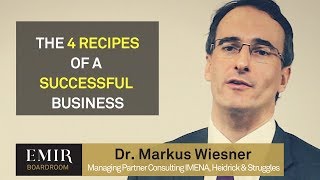 The 4 Recipes of a Successful Business | Boardroom by EMIR.