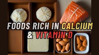 Best Foods for Calcium and Vitamin D | Foods for Healthy Bones and Joints | Vitamin D Rich Diet