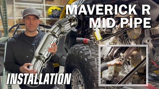 How to Install the RPM SxS Can-Am Maverick R Mid Pipe